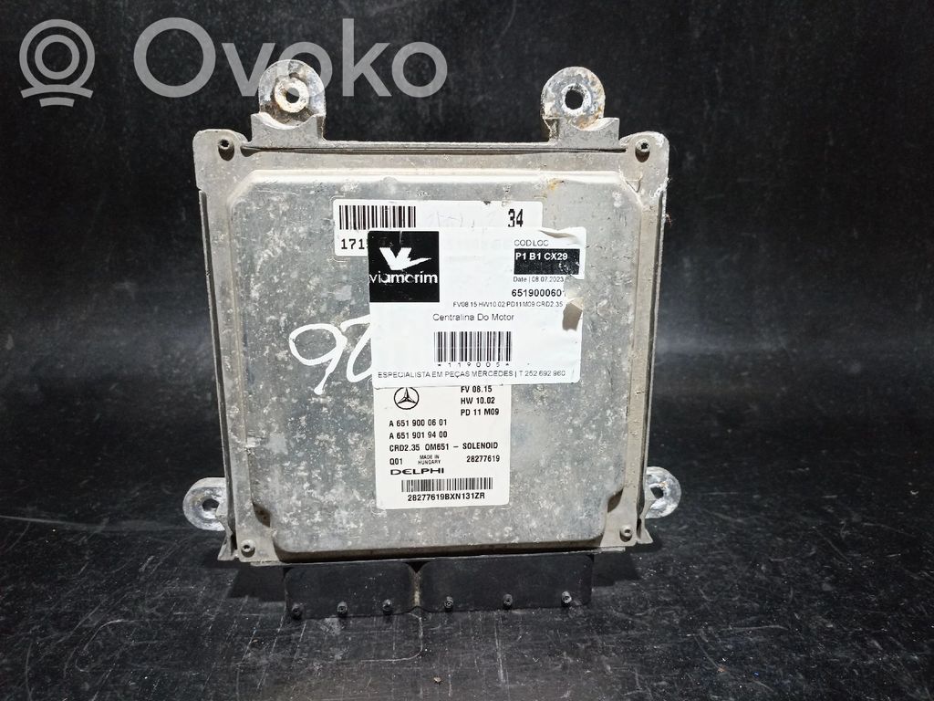 Mercedes-Benz Sprinter W906 Engine control unit/module 