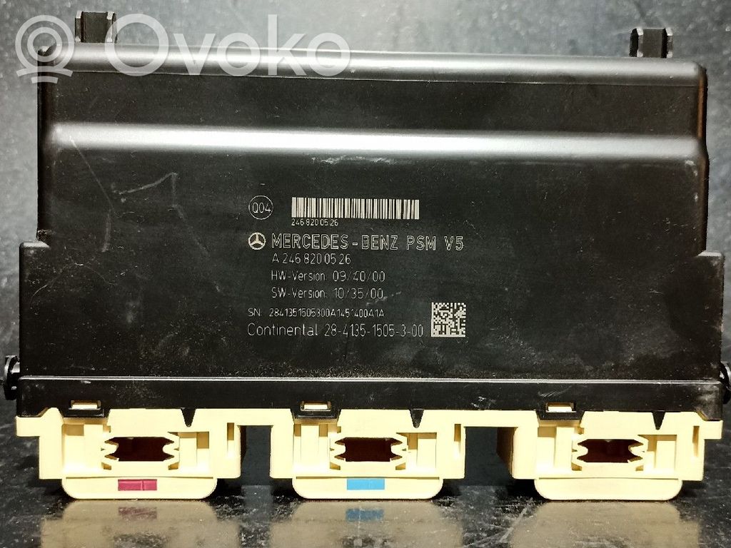 Mercedes-Benz CLA C117 X117 W117 Module de commande de siège 