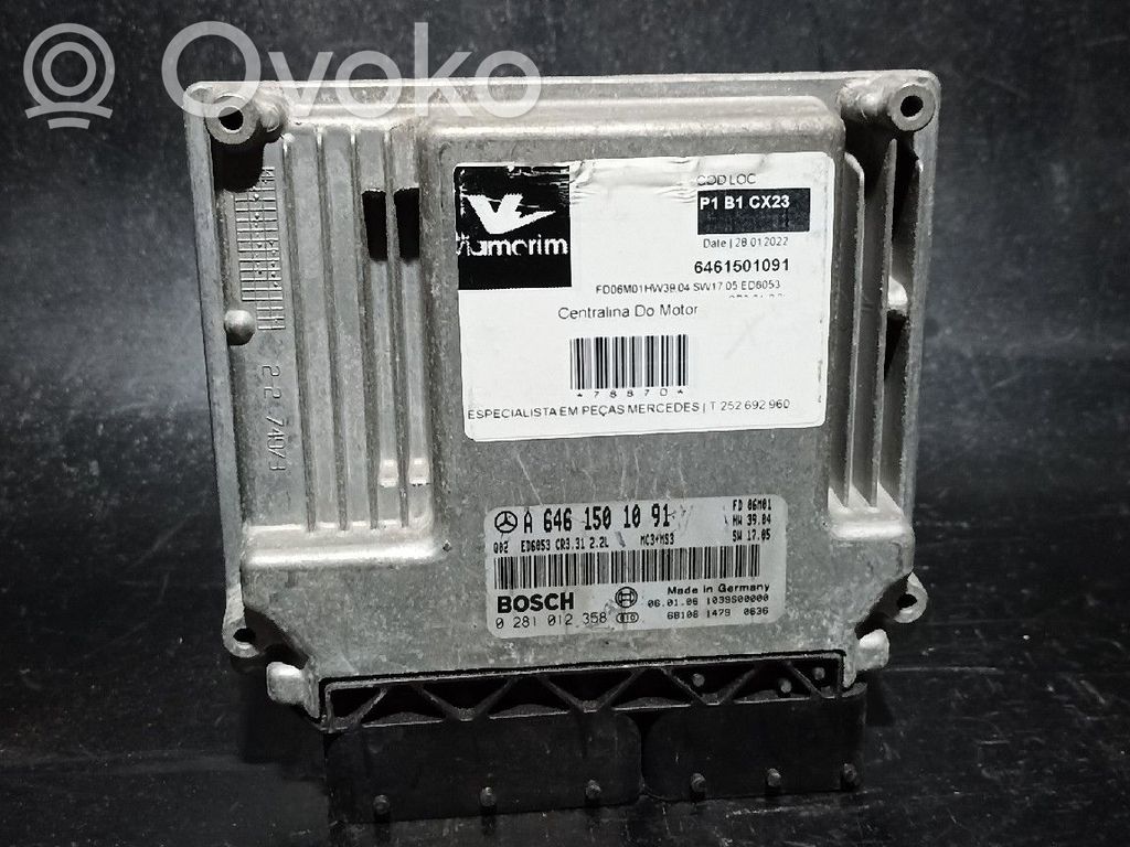 Mercedes-Benz CLK A209 C209 Engine control unit/module 