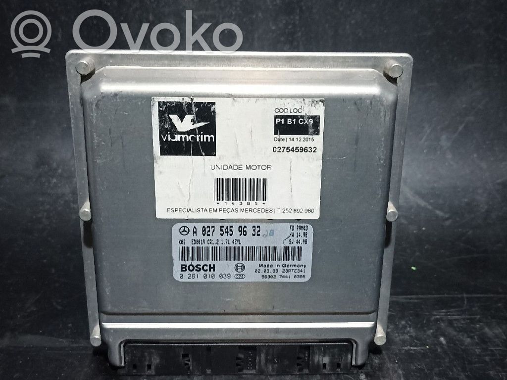 Mercedes-Benz A W168 Engine control unit/module 