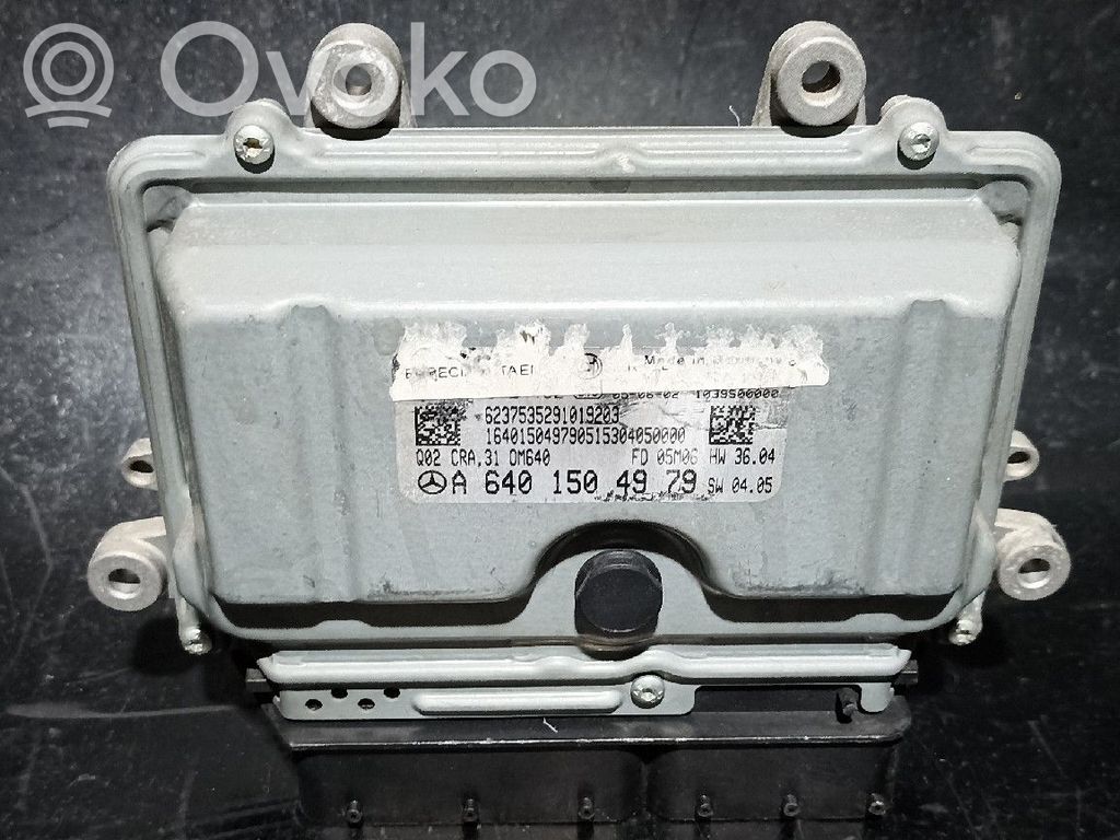 Mercedes-Benz A W169 Centralina/modulo del motore 