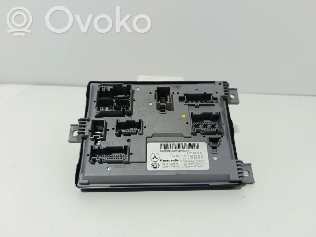 Mercedes-Benz C W205 Unidad de control SAM 