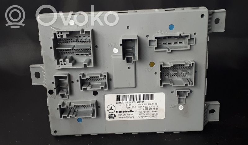 Mercedes-Benz C W205 SAM control unit 