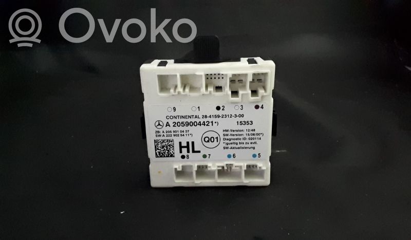 Mercedes-Benz C W205 Door control unit/module 
