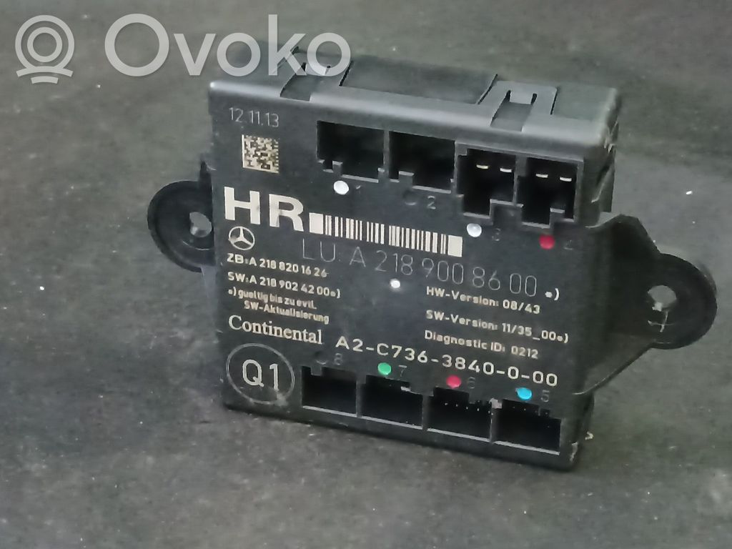 Unidad de control/módulo de la puerta   2189008600,A2189008600,TRASDIREITO
