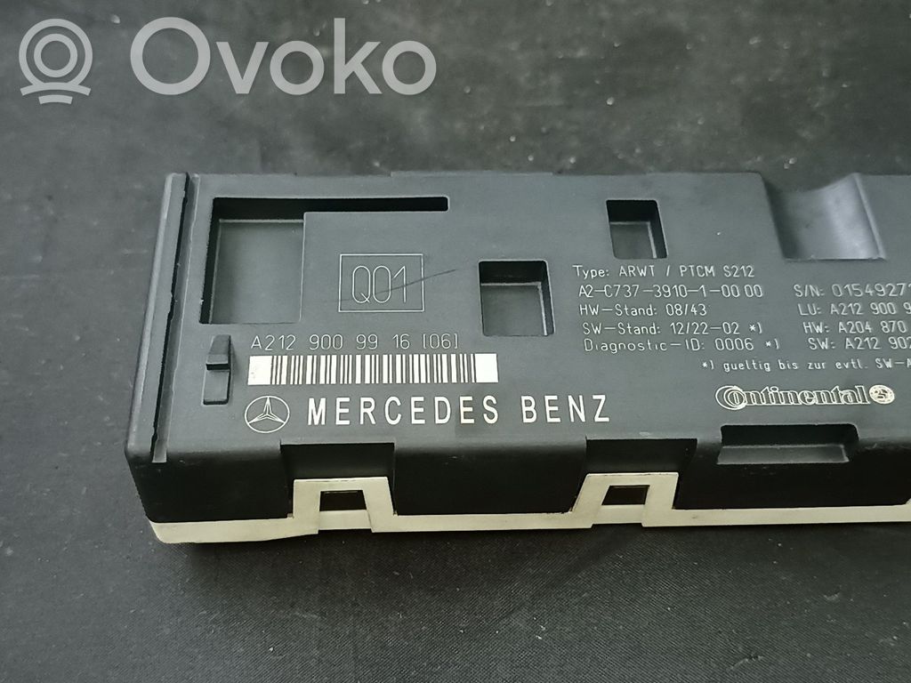 Mercedes-Benz E W212 Autres unités de commande / modules 
