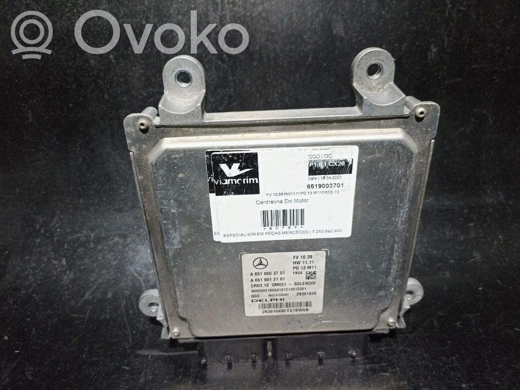 Engine control unit/module   6519003701,A6519003701,Q03CRD310