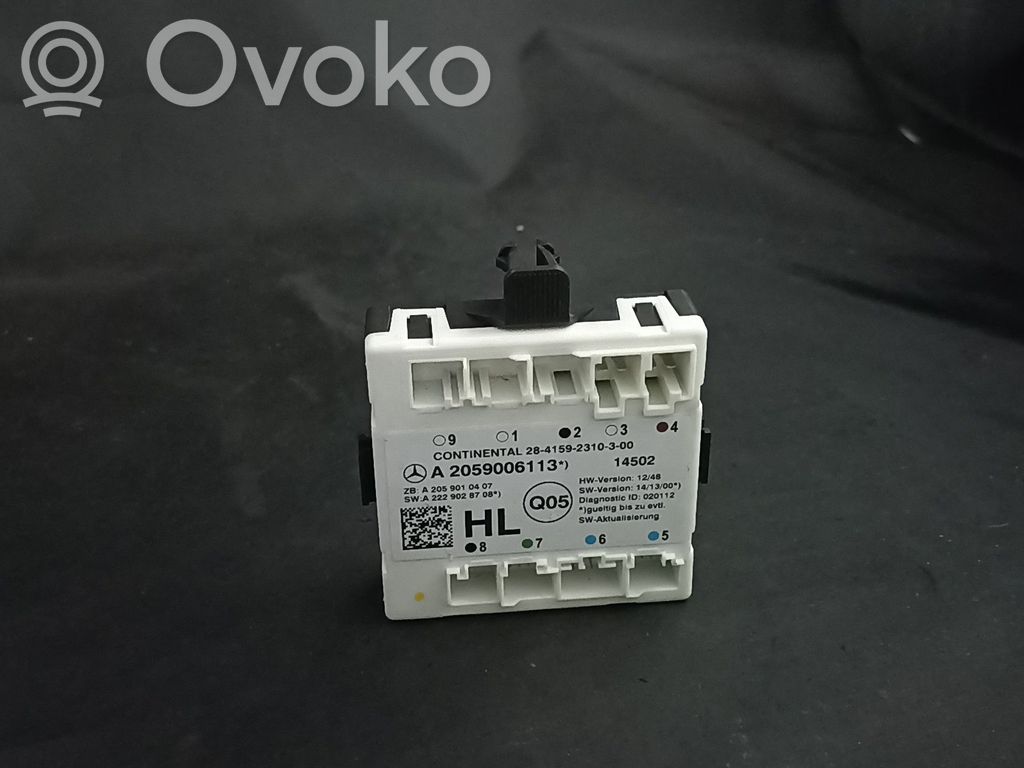 Door control unit/module   2059006113,A2059006113,TRASESQUERDO