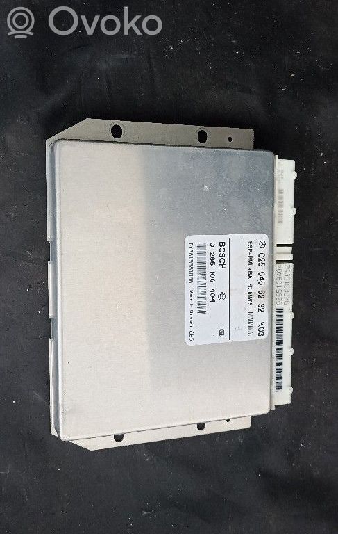 ESP (stability system) control unit   0255456232,A0255456232