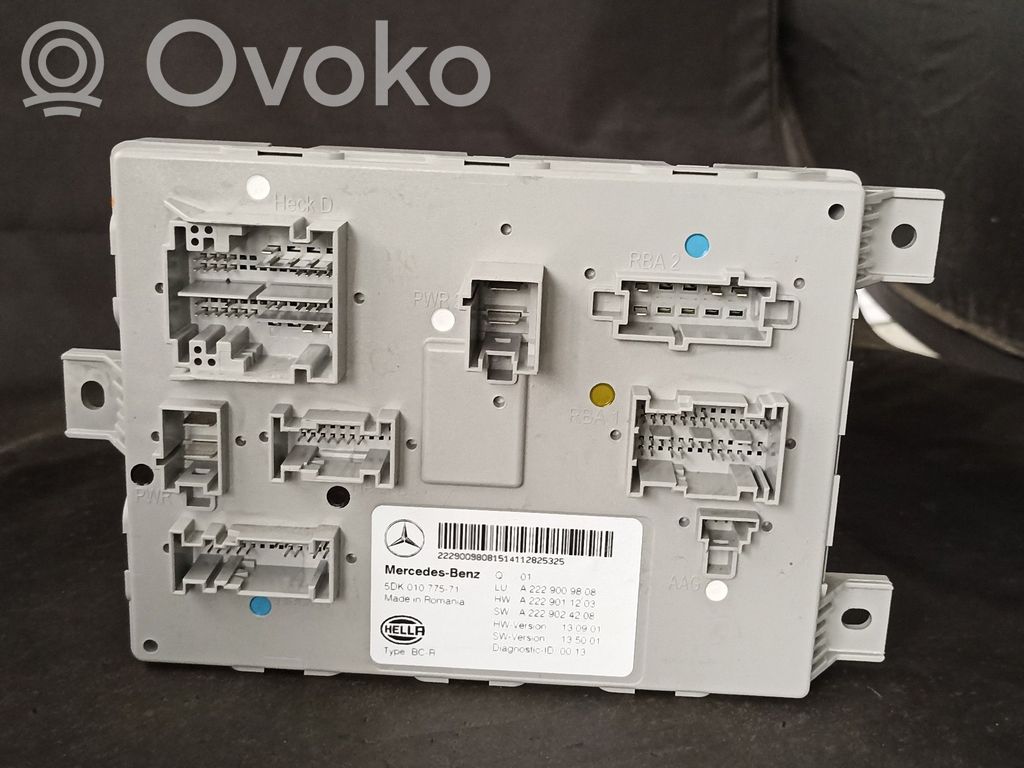 Mercedes-Benz C W205 SAM control unit 