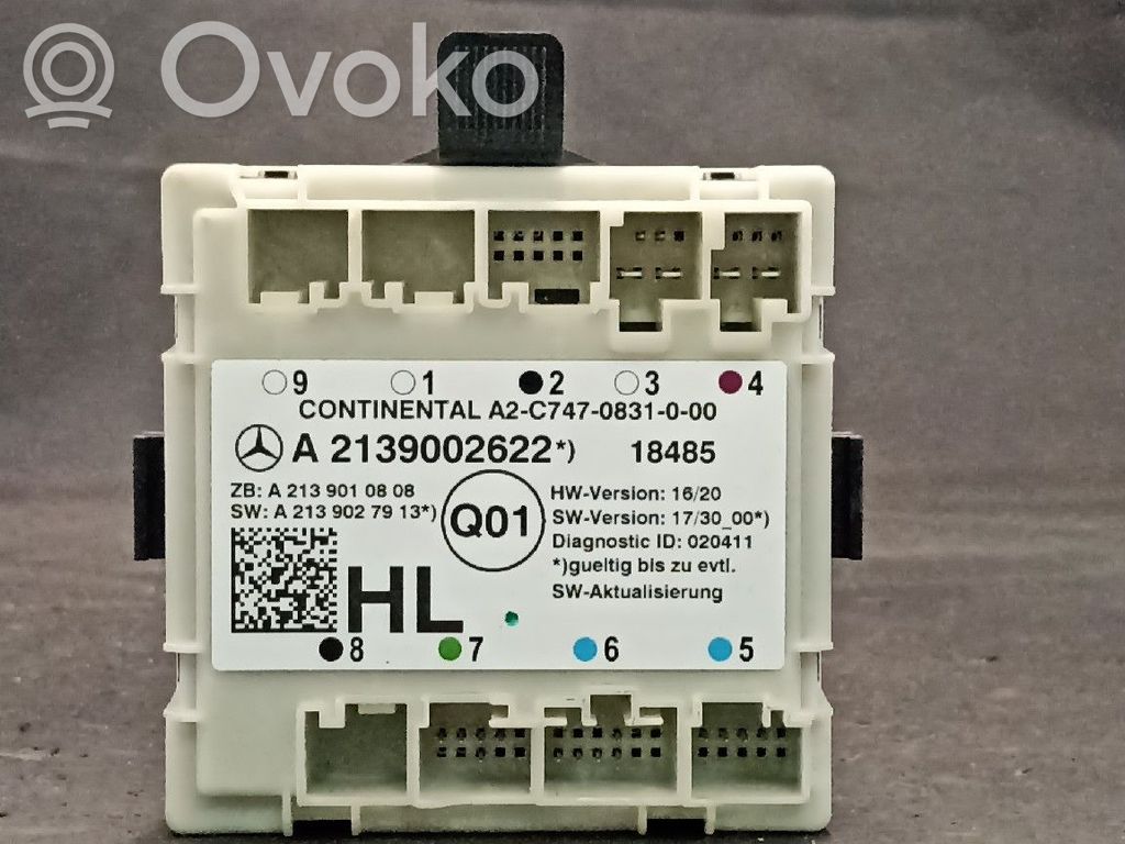 Unité de commande module de porte   2139002622,A2139002622,TRASESQUERDO