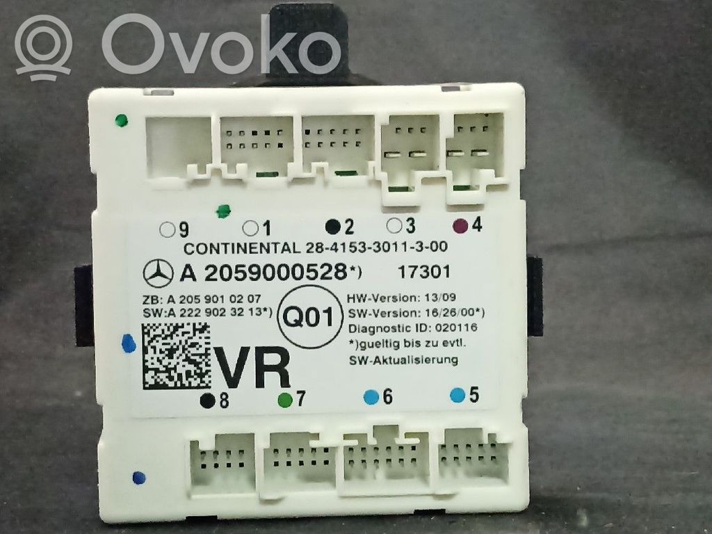 Door control unit/module   2059000528,A2059000528,FRENTEDIREITO