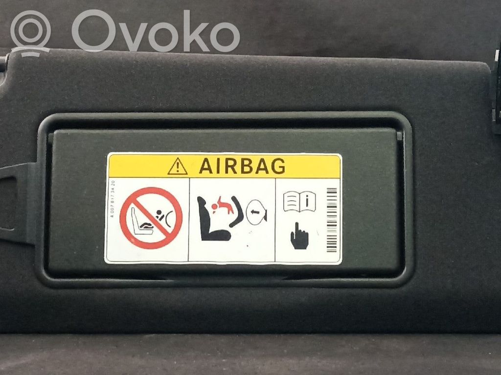 Sun visor   2128101610,A2128101610,DIREITOC,PRETO9G26