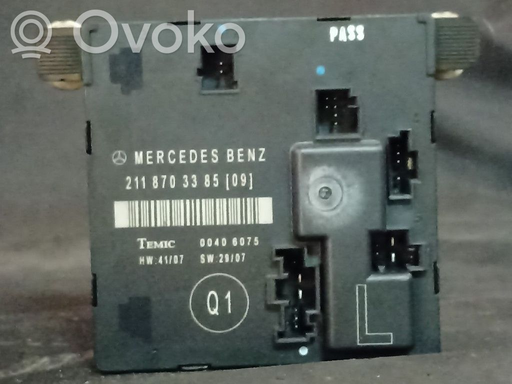 Mercedes-Benz E W211 Door control unit/module 