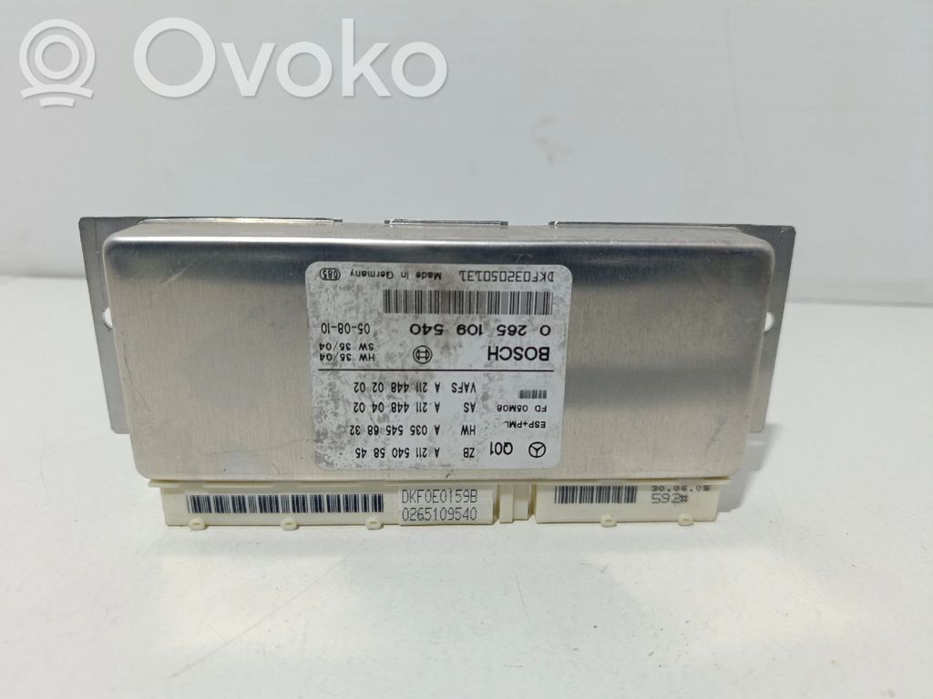 Mercedes-Benz E W211 ESP (stability system) control unit 