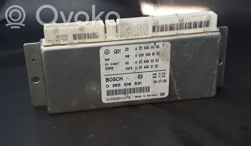 Mercedes-Benz E W211 ESP (stability system) control unit 