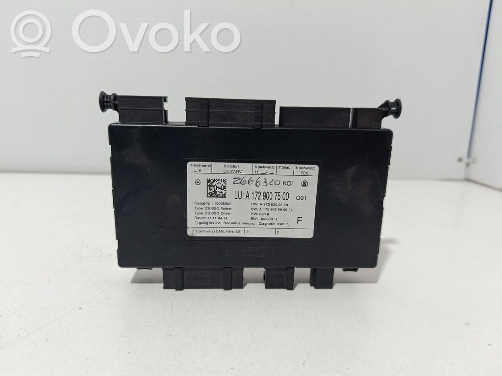 Mercedes-Benz SLC R172 Module de commande de siège 