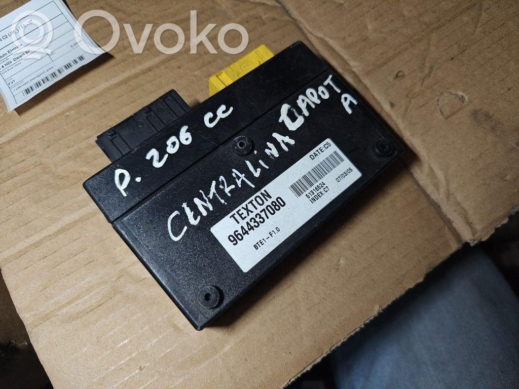 Other control units/modules   TEXTON9644337080,9644337080,CITROENPEUGEOTPSA