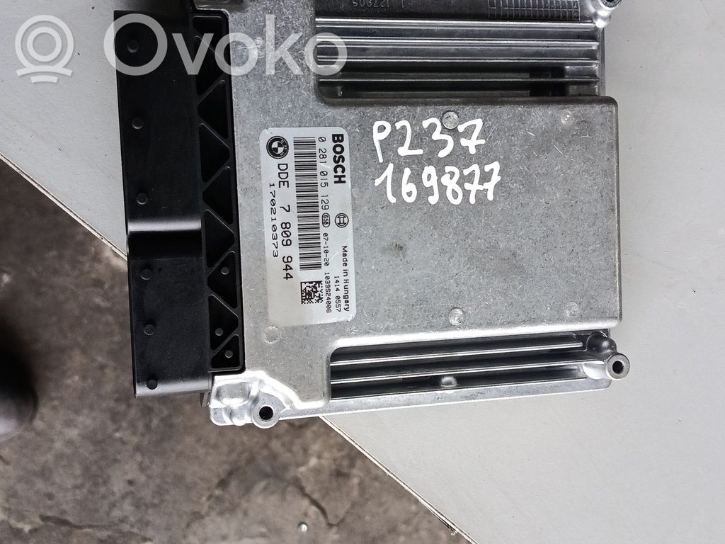 Engine control unit/module   DDE,0281015129,7809944,BOSCH