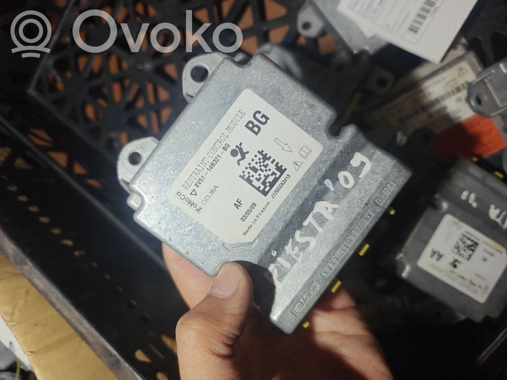 Airbag control unit/module   8V5114B321BG,FORDFOMOCO