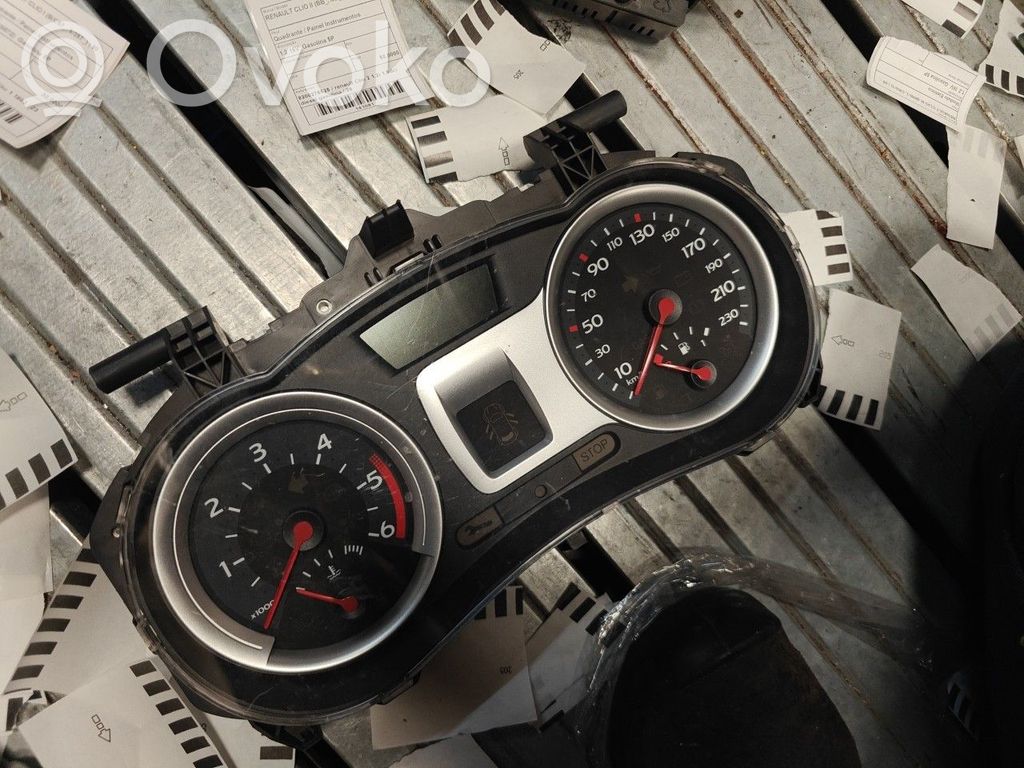 Speedometer (instrument cluster)   8200761861,29,RENAULTCLIO315DCI