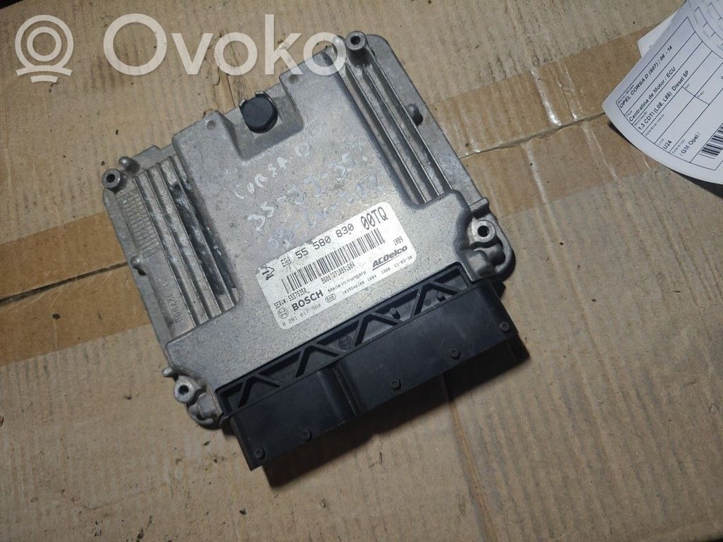 Opel Corsa D Moottorin ohjainlaite/moduuli 