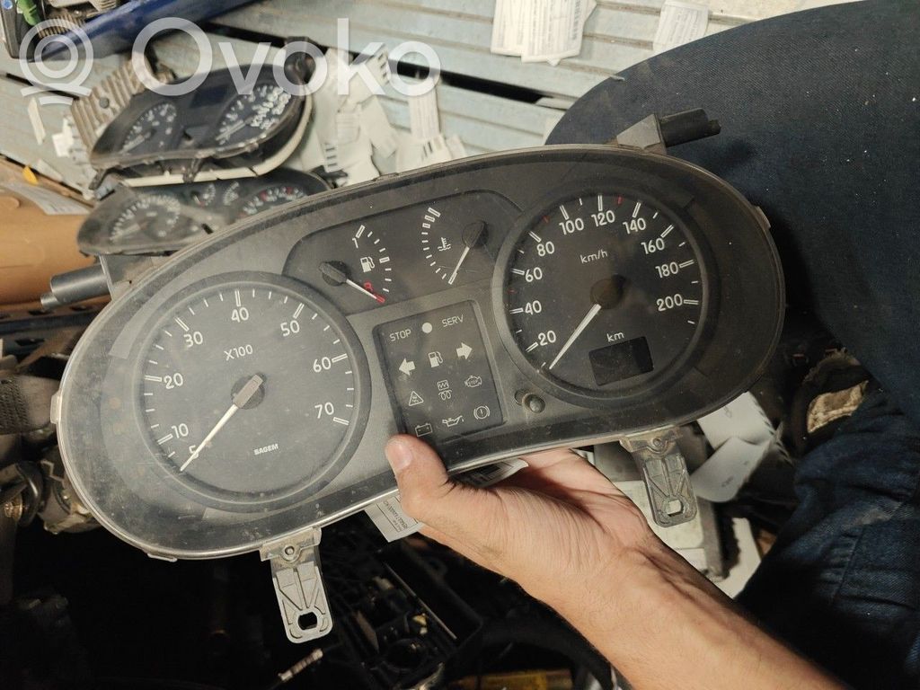 Speedometer (instrument cluster)   8200176654