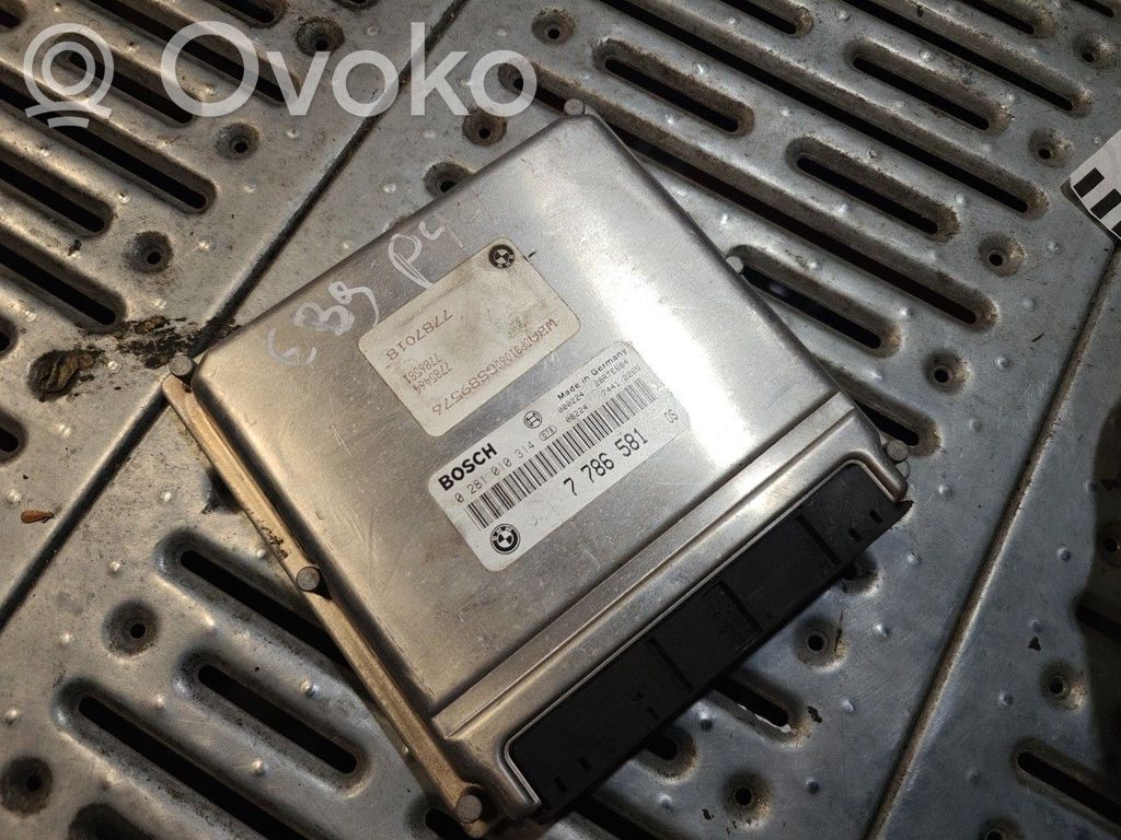 Блок управления двигателя   0281010314,BMWSERIE3E465E39,BOSCH