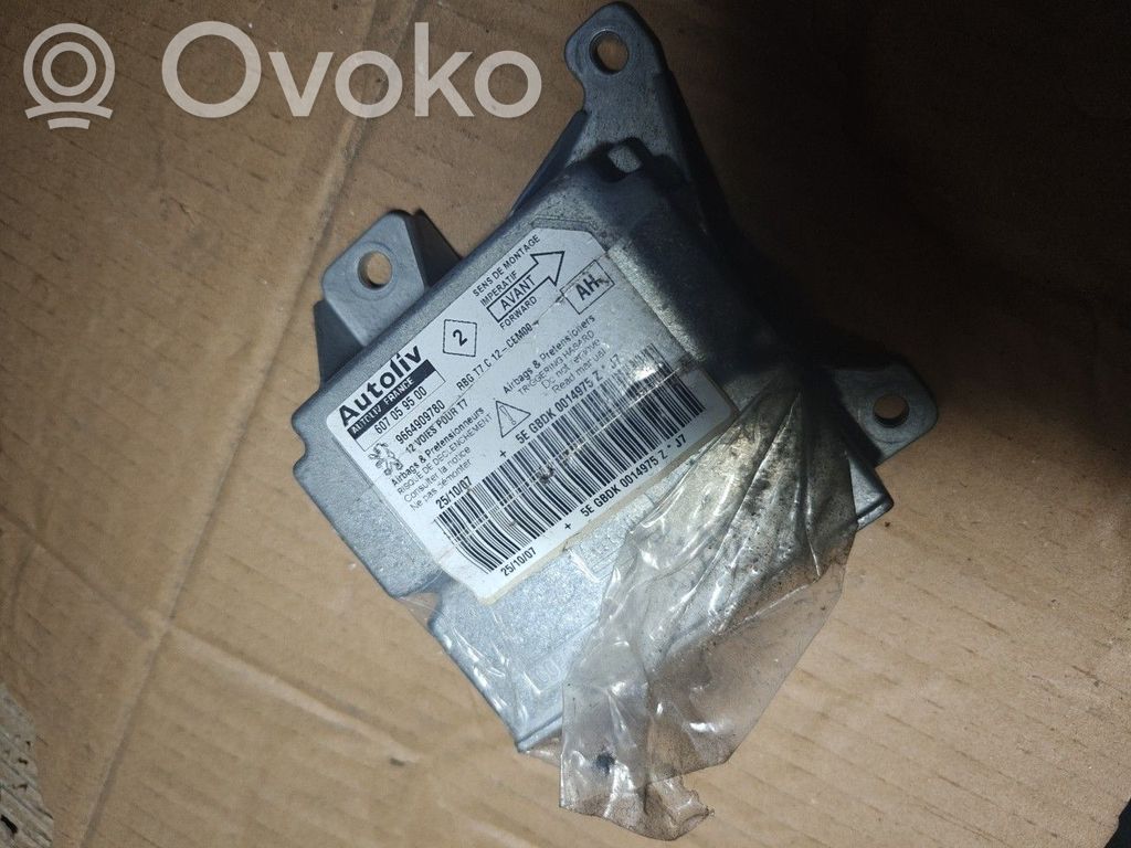 Airbag control unit/module   607059500,AUTOLIV,CITROENPEUGEOTPSAP