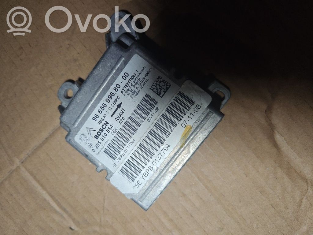Airbag control unit/module   0285010554,BOSCH,CITROENPEUGEOTPSAP