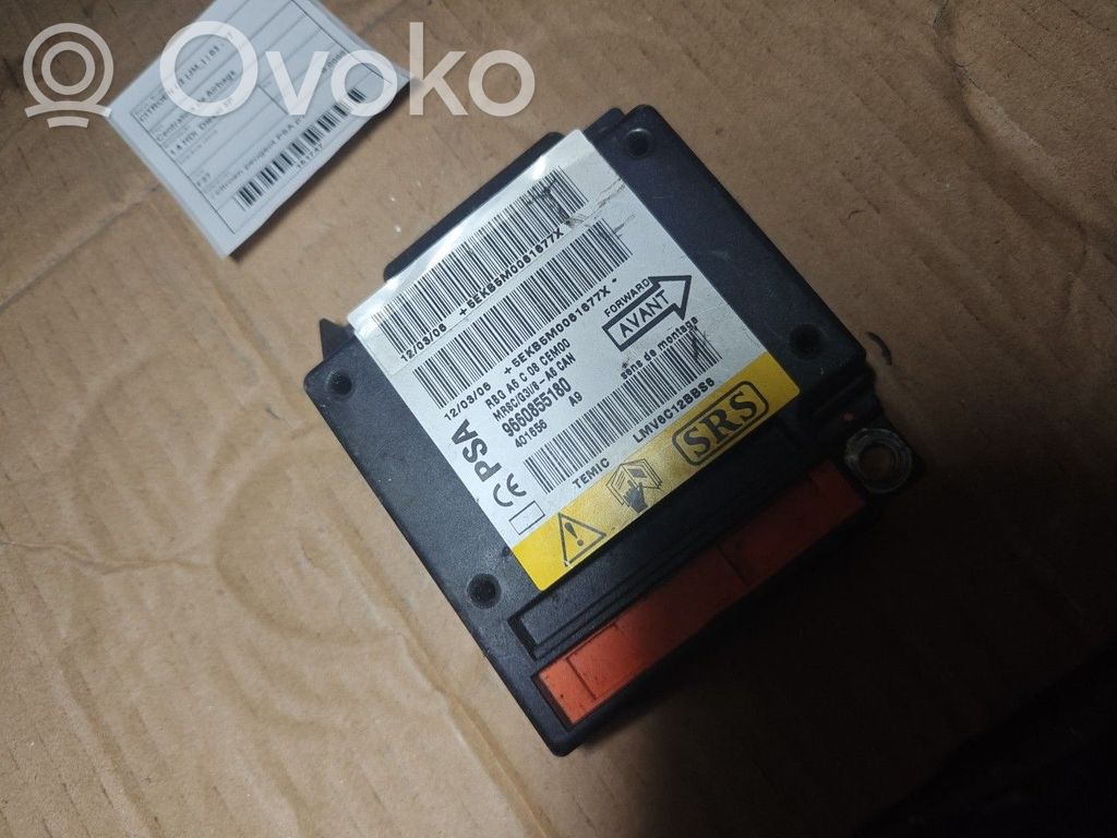 Airbag control unit/module   9660855180TEMIC,CITROENPEUGEOTPSAP,TEMIC