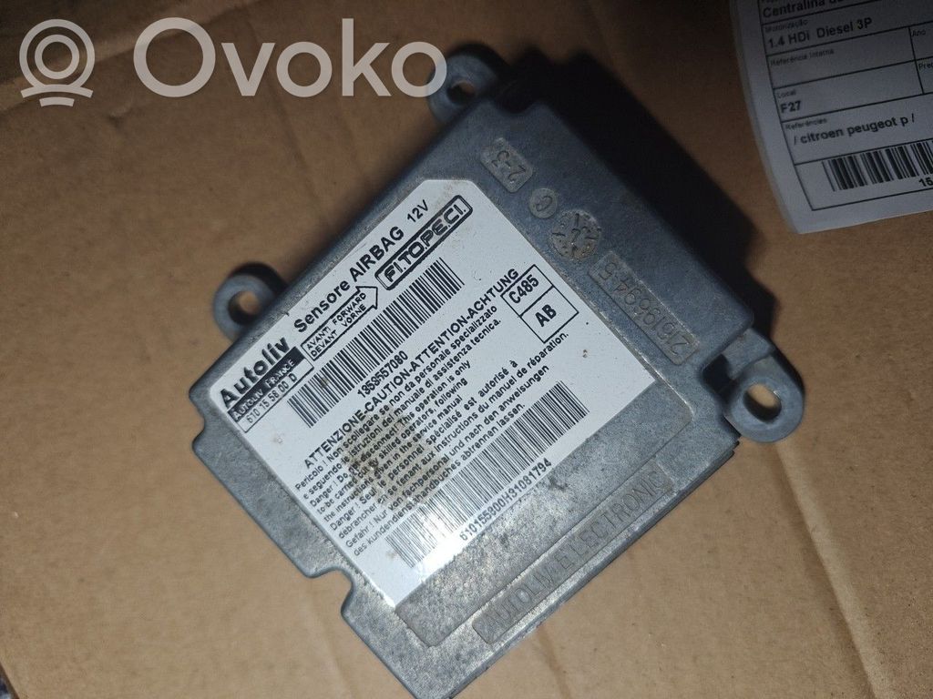 Airbag control unit/module   610155800D,CITROENPEUGEOTP