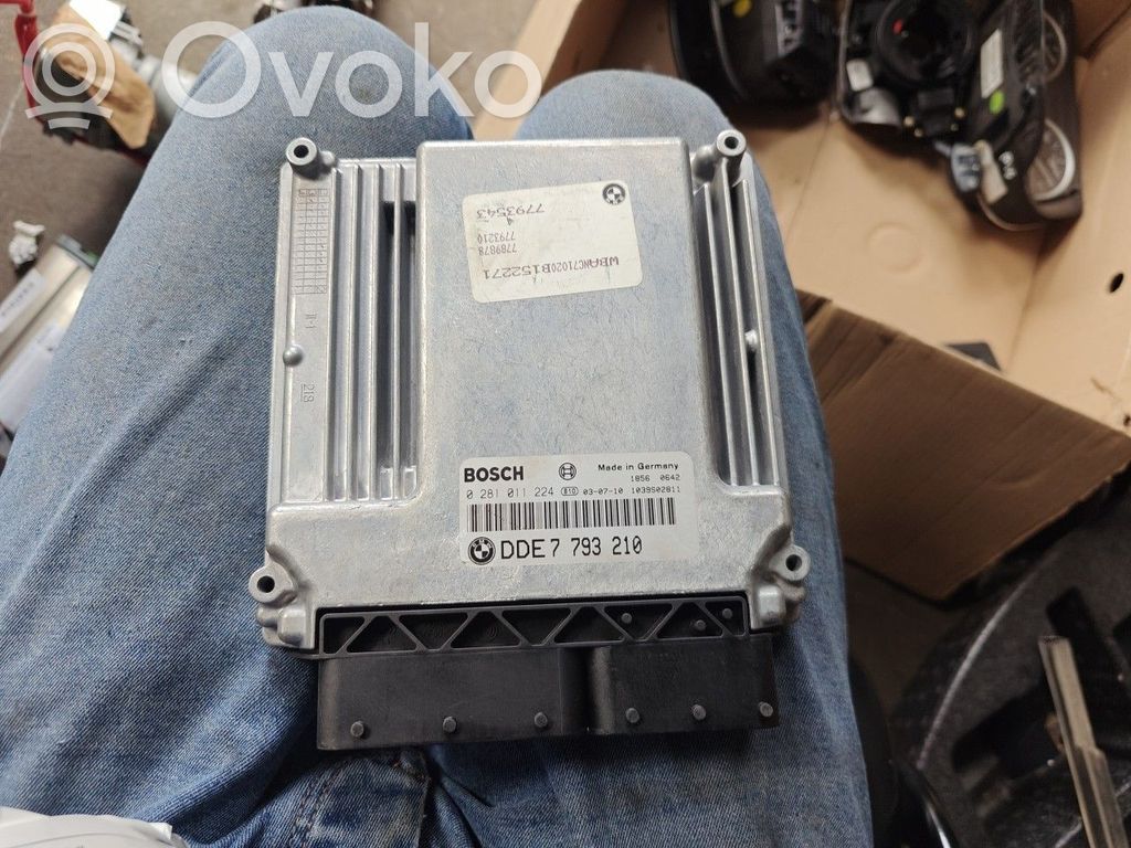 BMW 5 E60 E61 Unitate/modul de control motor 