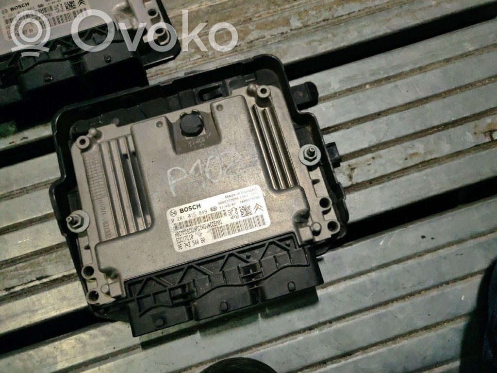 Citroen C3 Variklio valdymo blokas 