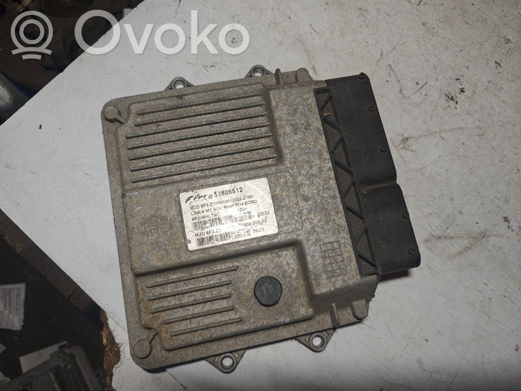 Engine control unit/module   51806512MJD6F3Z1,FIATLINEA,MJD6F3Z1