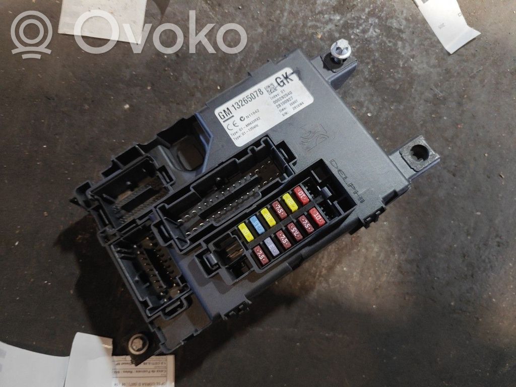 Unidad de control SAM   13265078GK,GMOPEL