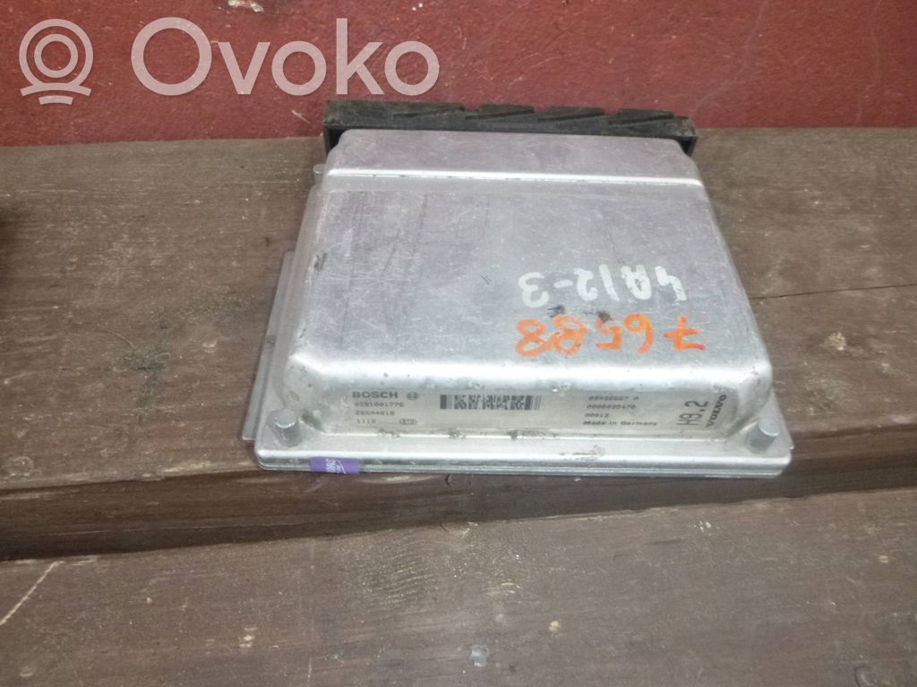 Unidad de control/módulo del motor   0281001776,09496667A