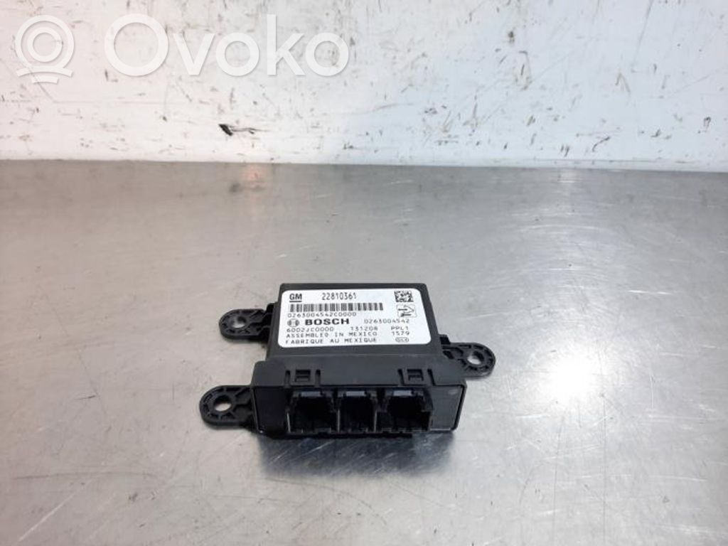 Opel Zafira C Centralina/modulo sensori di parcheggio PDC