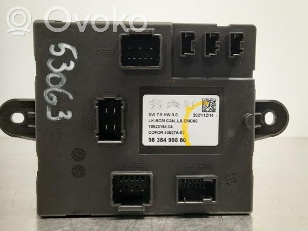 Peugeot 5008 Modulo di controllo del corpo centrale