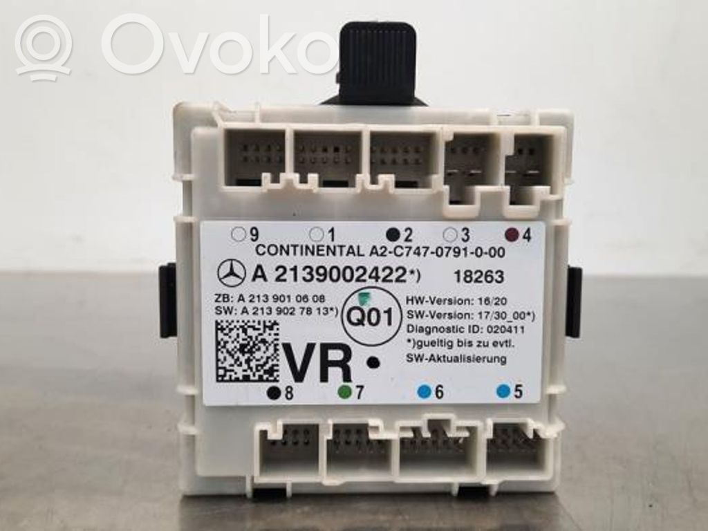Mercedes-Benz C W205 Centralina/modulo chiusura centralizzata portiere