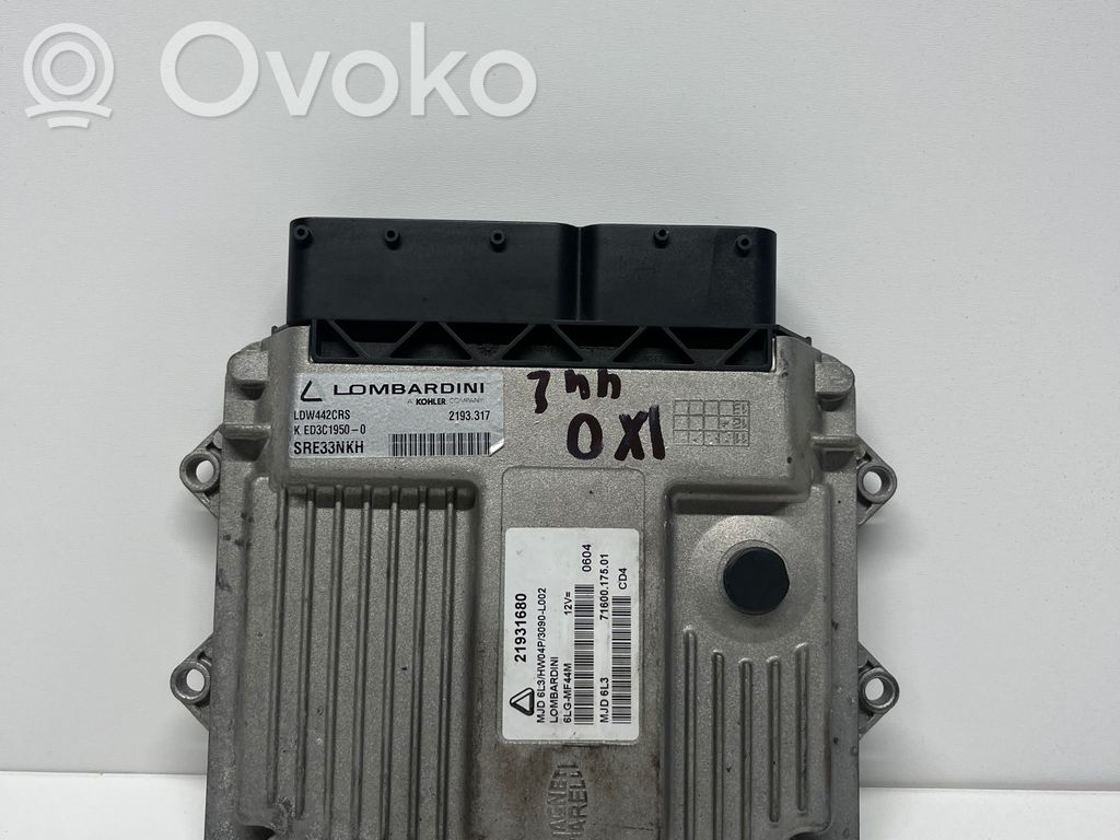 Ligier IXO Engine control unit/module 