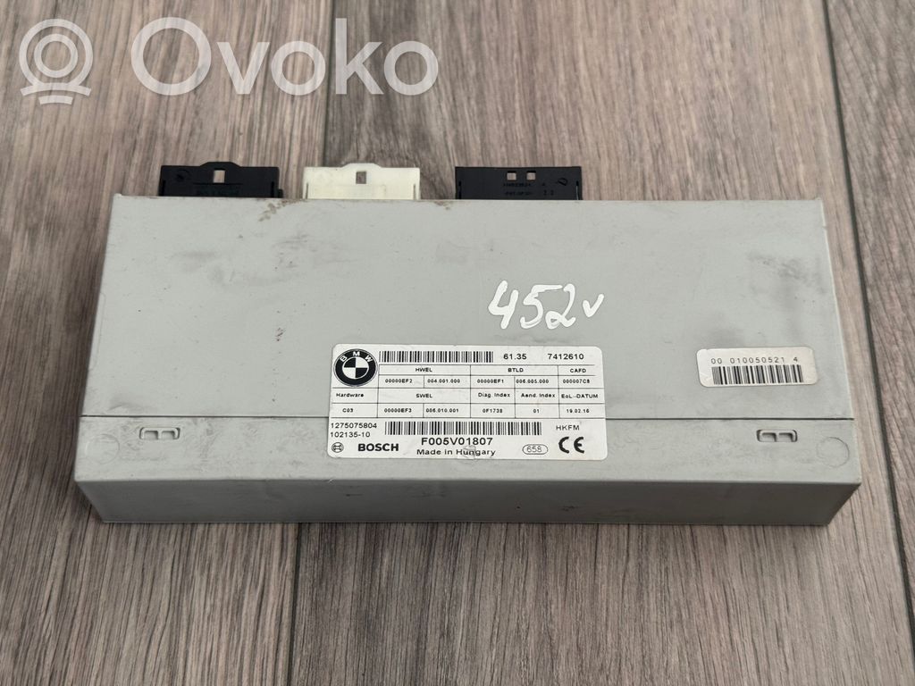 BMW 4 F32 F33 Unité de commande / module de hayon 