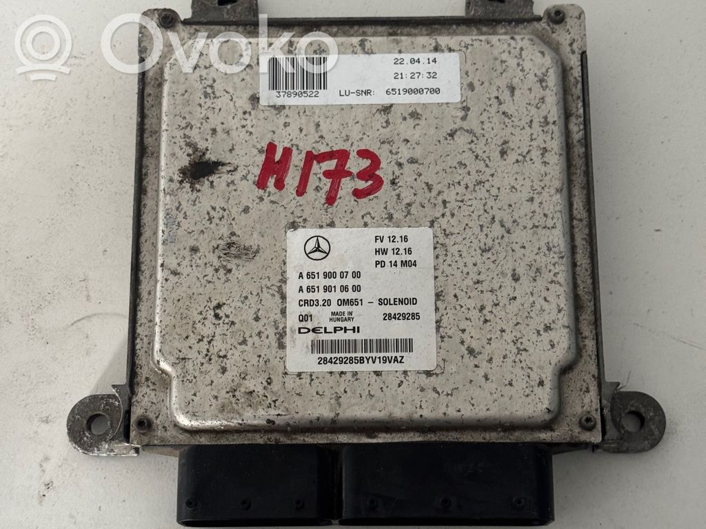 Mercedes-Benz Sprinter W906 Engine control unit/module 