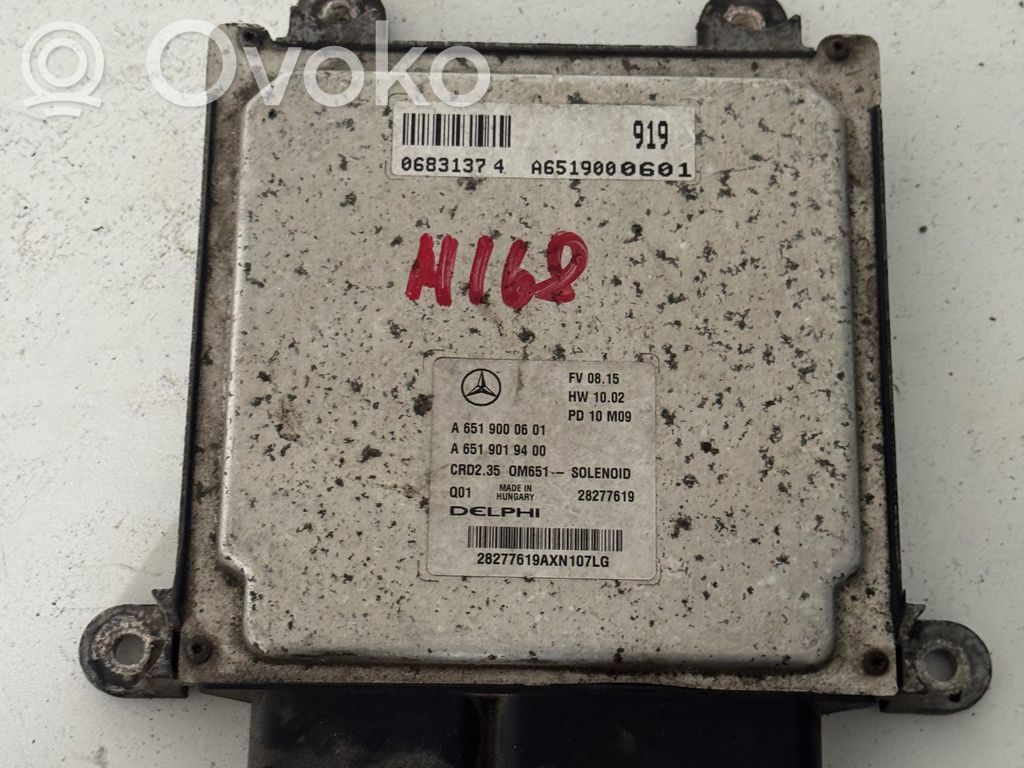 Mercedes-Benz Sprinter W906 Engine control unit/module 