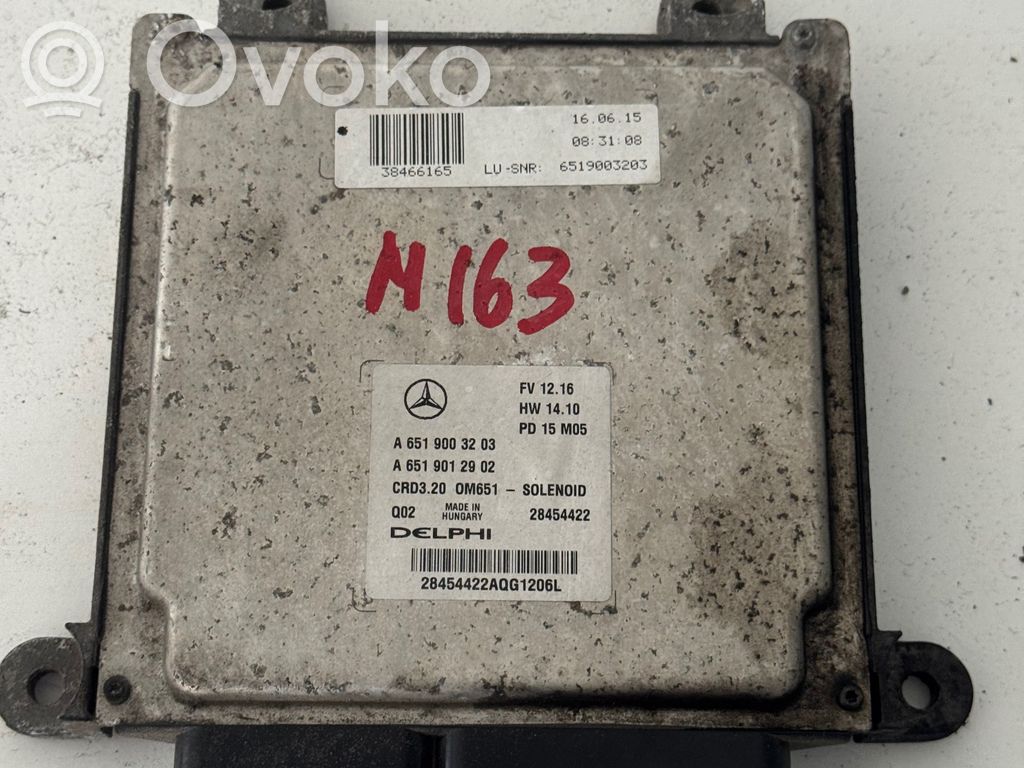Mercedes-Benz Sprinter W906 Engine control unit/module 