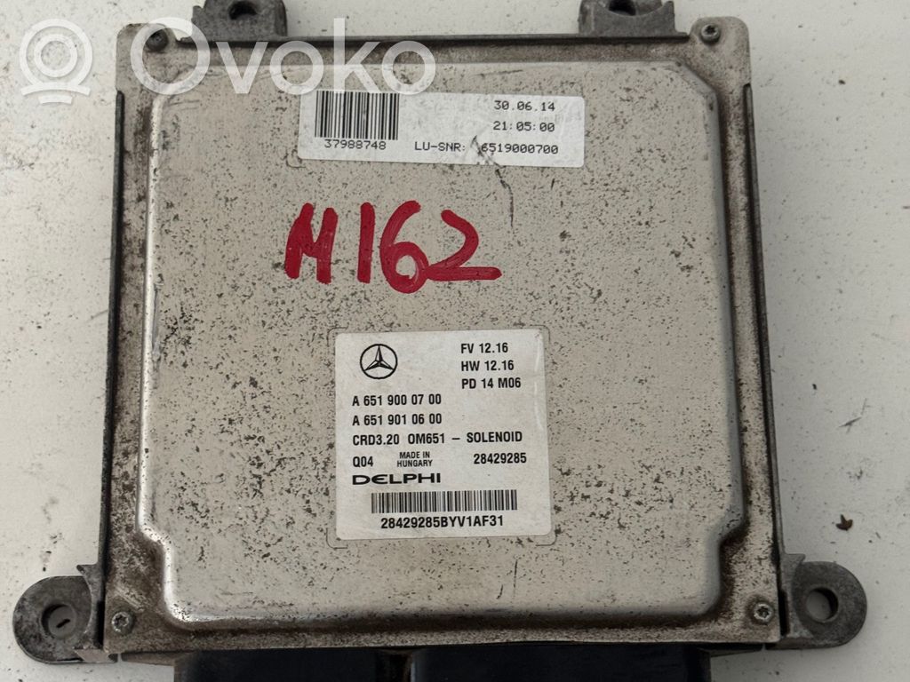 Mercedes-Benz Sprinter W906 Engine control unit/module 