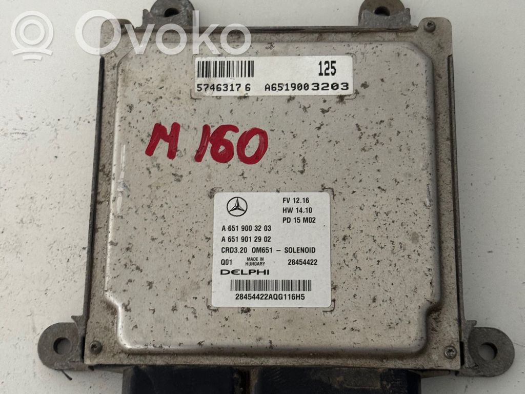 Mercedes-Benz Sprinter W906 Engine control unit/module 