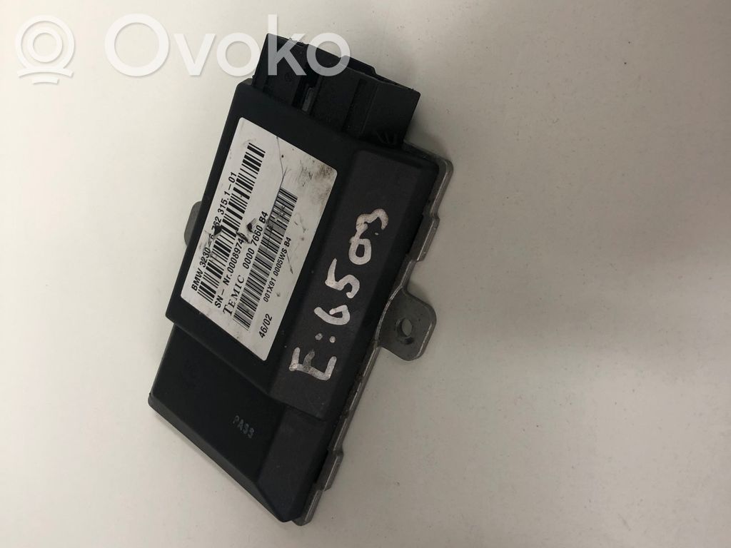 BMW 7 E65 E66 Autres unités de commande / modules 