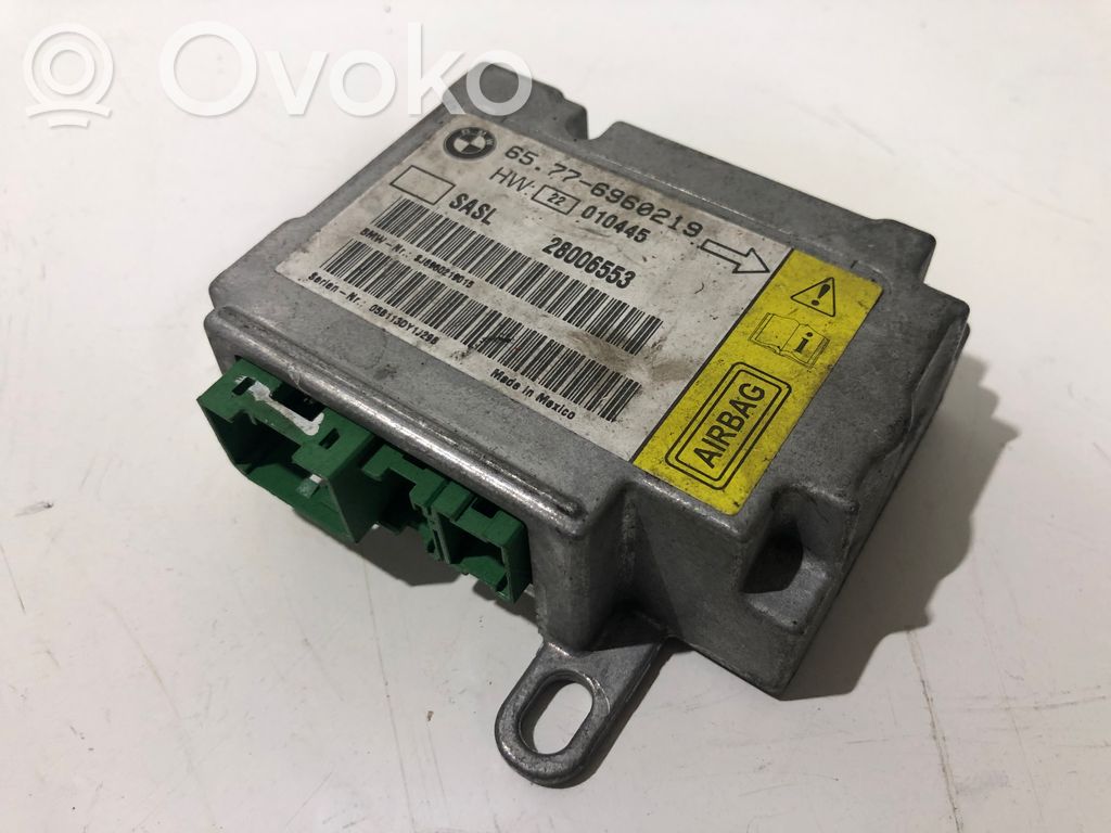 Unidad de control/módulo del Airbag   65776960219,6960219