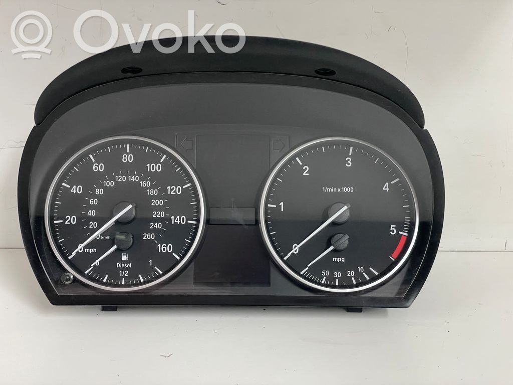 BMW 3 E90 E91 Vitezometru (grup de instrumente) 
